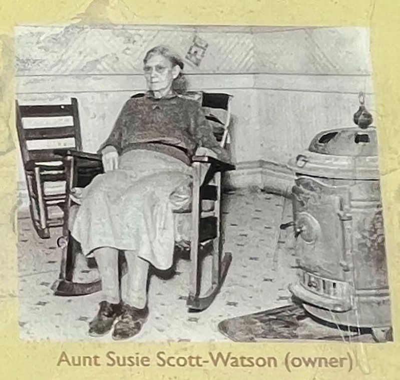 Aunt Susie Scott-Watson (owner) image. Click for full size.