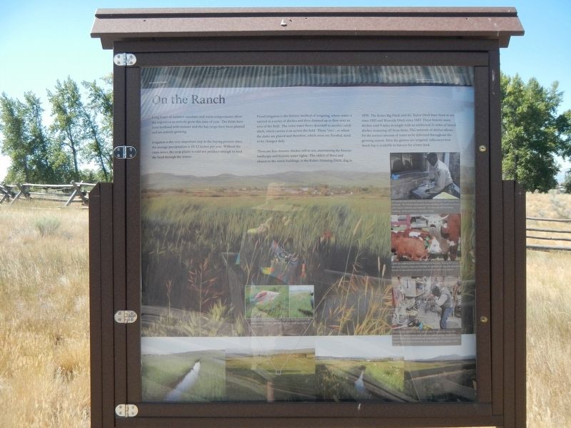 On the Ranch Marker. Click for full size. On the Ranch Marker image. Click for full size.