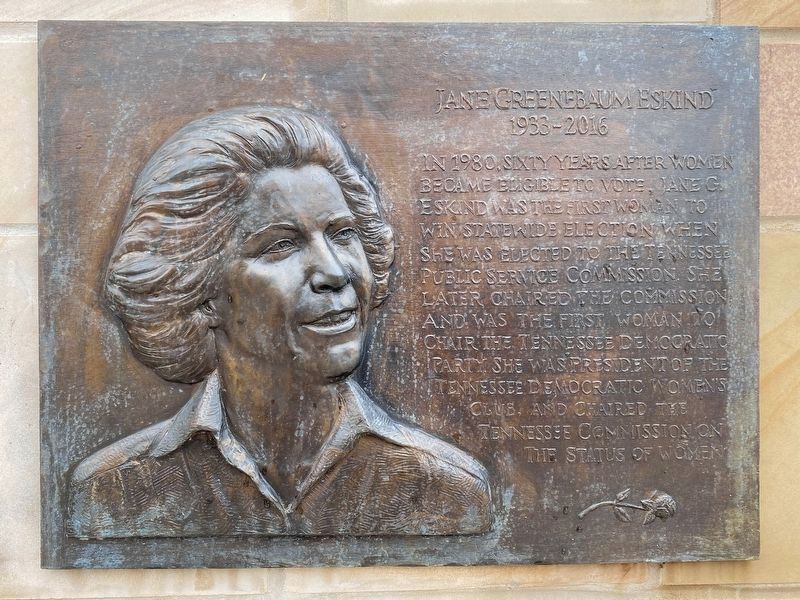 Jane Greenebaum Eskind Marker. Click for full size. Jane Greenebaum Eskind Marker image. Click for full size.