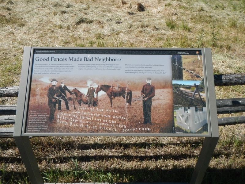 Good Fences Make Bad Neighbors? Marker. Click for full size. Good Fences Make Bad Neighbors? Marker image. Click for full size.
