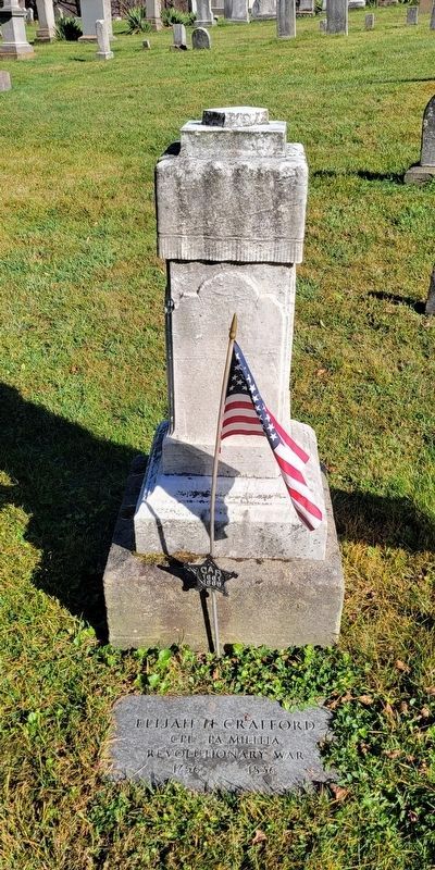 Grave of Revolutionary War Soldier<br>Elijah Crafford image. Click for full size.