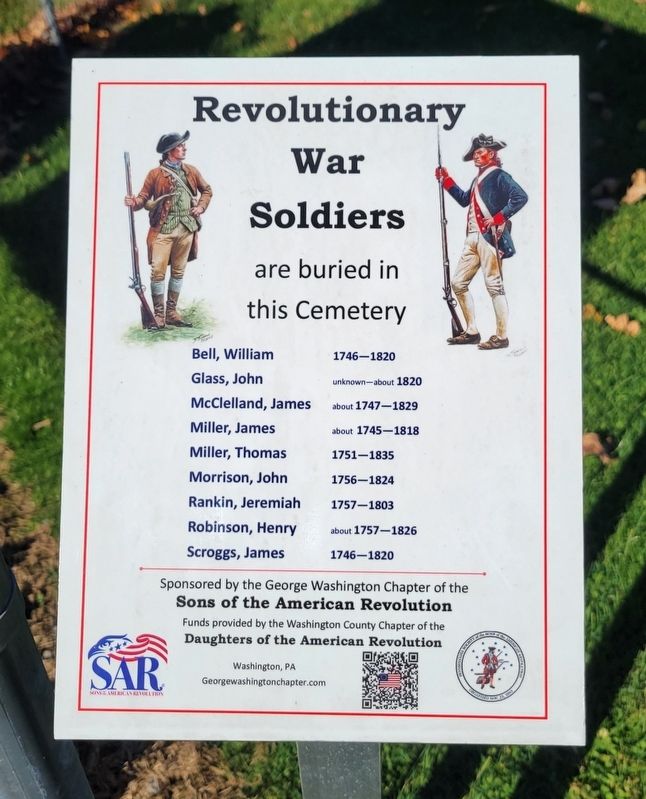 Revolutionary War Soldiers Marker image. Click for full size.