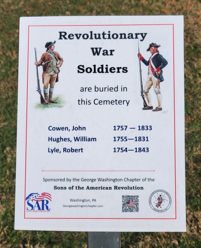 Revolutionary War Soldiers Marker image. Click for full size.