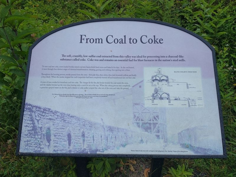 From Coal to Coke Marker image. Click for full size.