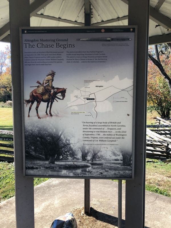 The Chase Begins Marker. Click for full size. The Chase Begins Marker image. Click for full size.