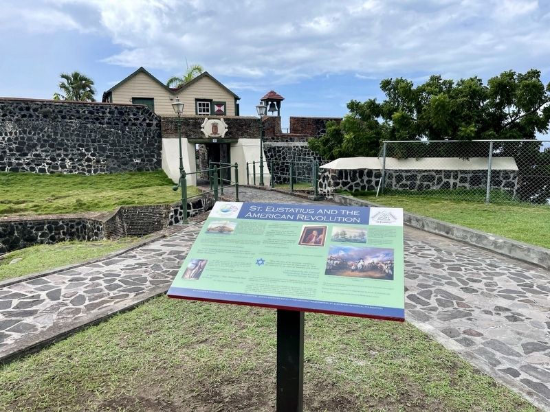 St. Eustatius and the American Revolution Marker image. Click for full size.