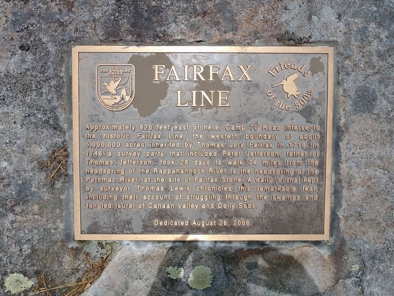 Fairfax Line Marker. Click for full size. Fairfax Line Marker image. Click for full size.