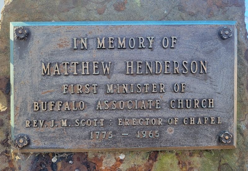 Matthew Henderson Marker. Click for full size. Matthew Henderson Marker image. Click for full size.