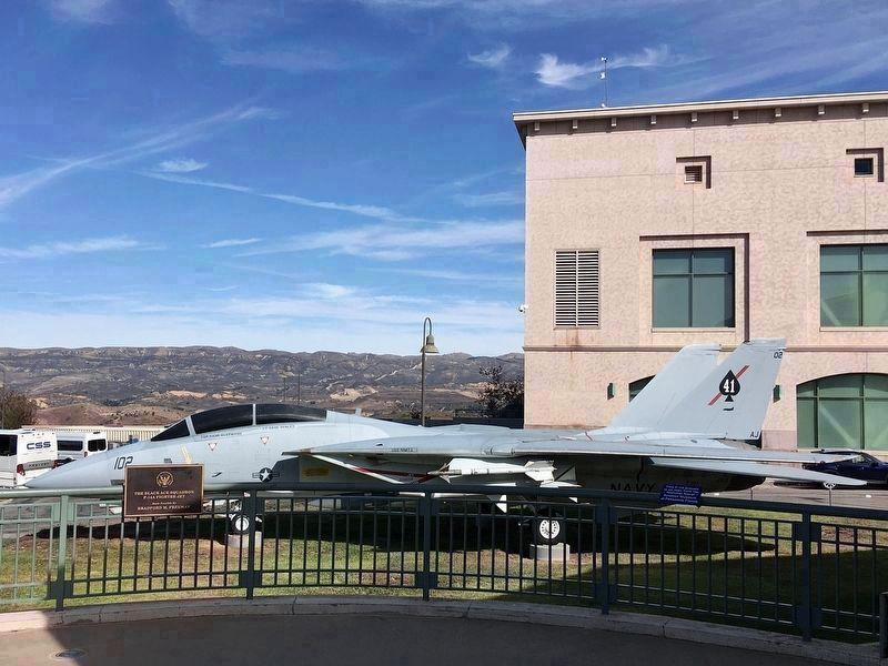F-14 Fighter on display nearby image. Click for full size.