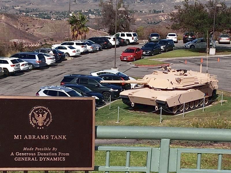 M-1 Abrams Tank on display nearby image. Click for full size.