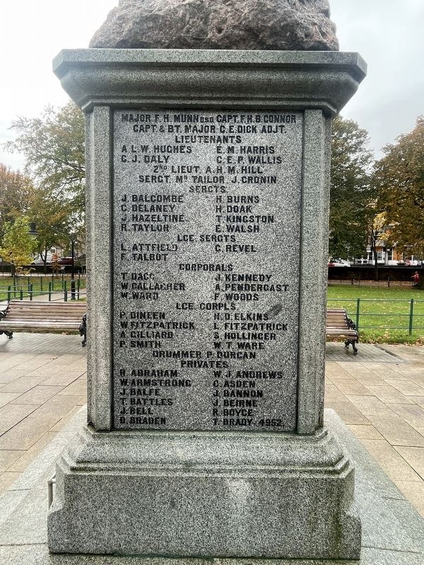 South African Campaign Memorial. Click for full size. South African Campaign Memorial image. Click for full size.