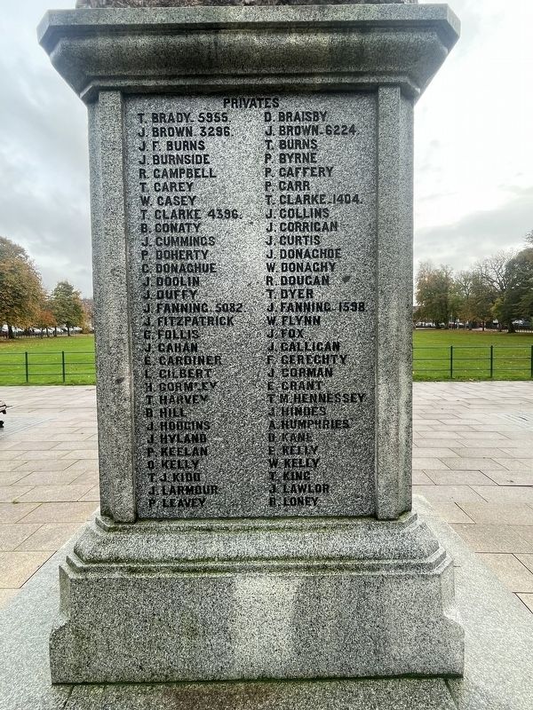 South African Campaign Memorial. Click for full size. South African Campaign Memorial image. Click for full size.