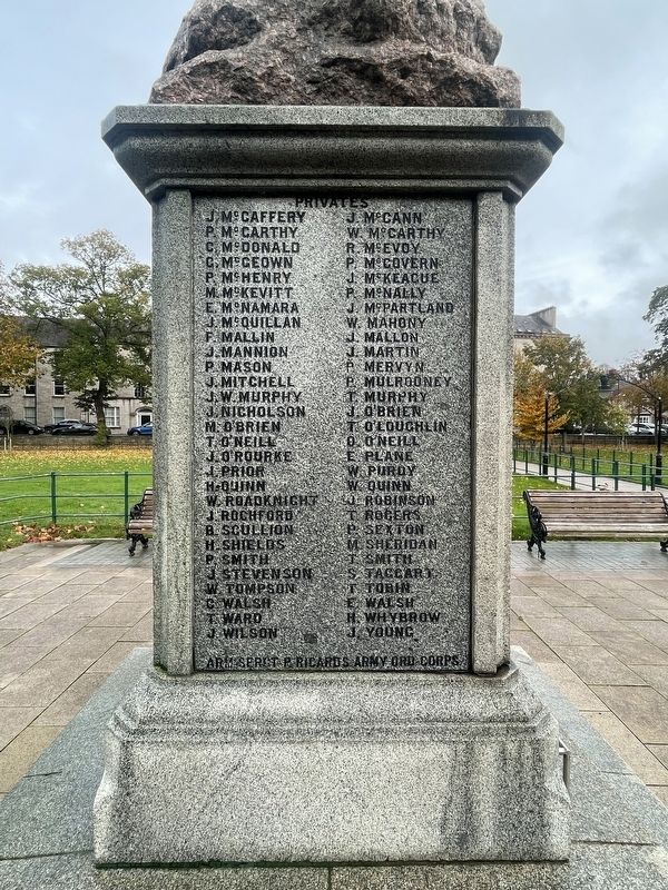 South African Campaign Memorial. Click for full size. South African Campaign Memorial image. Click for full size.