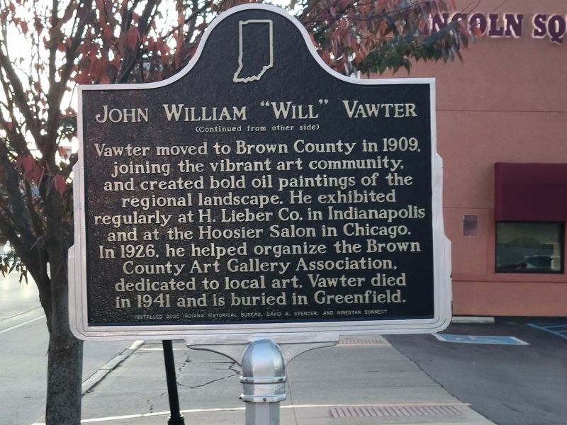 John William �Will� Vawter Marker, Side Two image. Click for full size.
