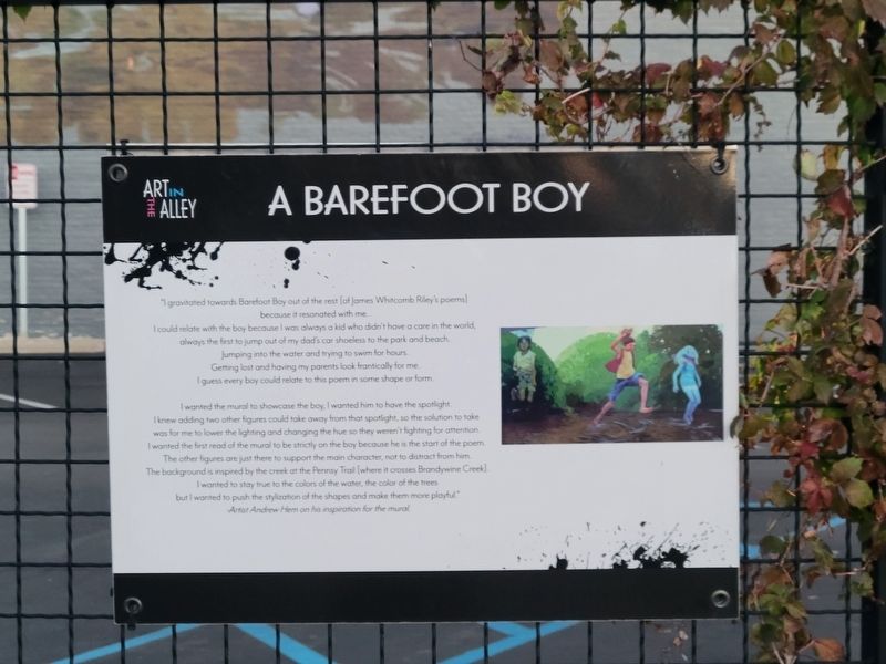 A Barefoot Boy Marker image. Click for full size.