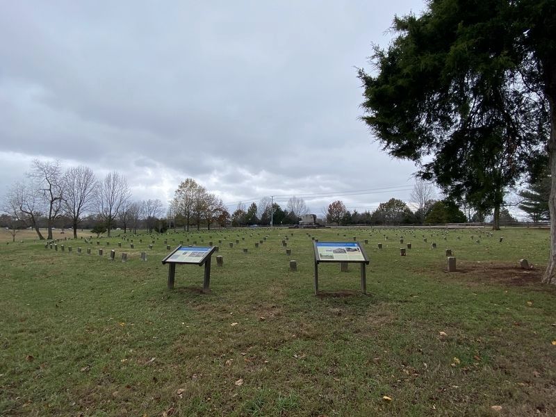 Confederate Soldiers' Home Marker (marker on right) image. Click for full size.