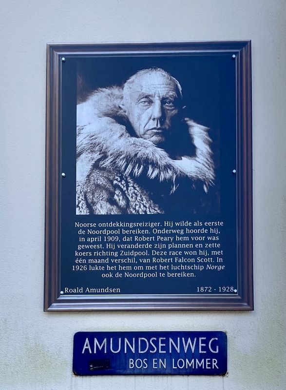 Roald Amundsen Marker image. Click for full size.