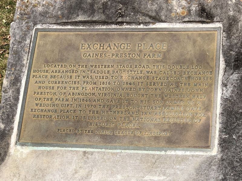 Exchange Place Marker image. Click for full size.