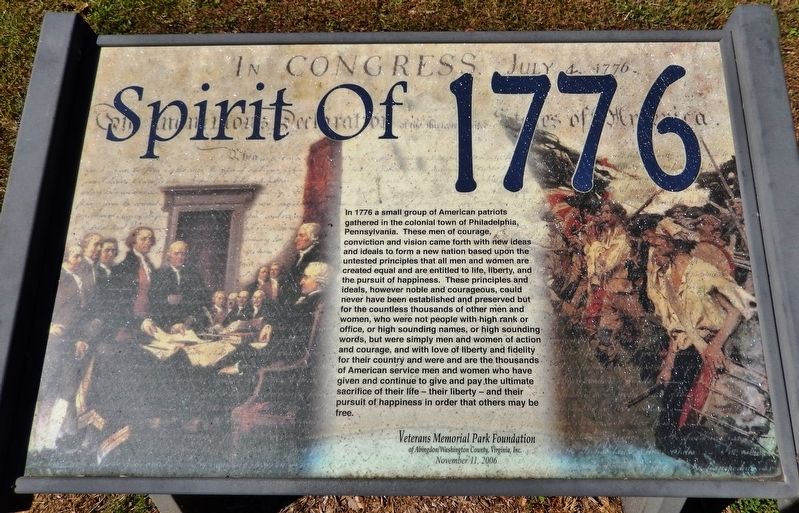Spirit of 1776 Marker image. Click for full size.