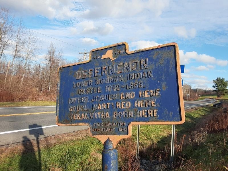 Ossernenon Marker. Click for full size. Ossernenon Marker image. Click for full size.