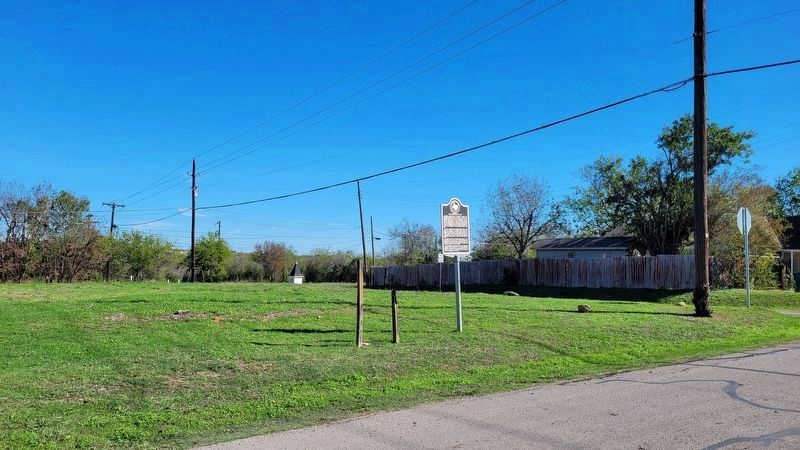 The view of the Dr. James Lee Dickey Marker from the street image. Click for full size.