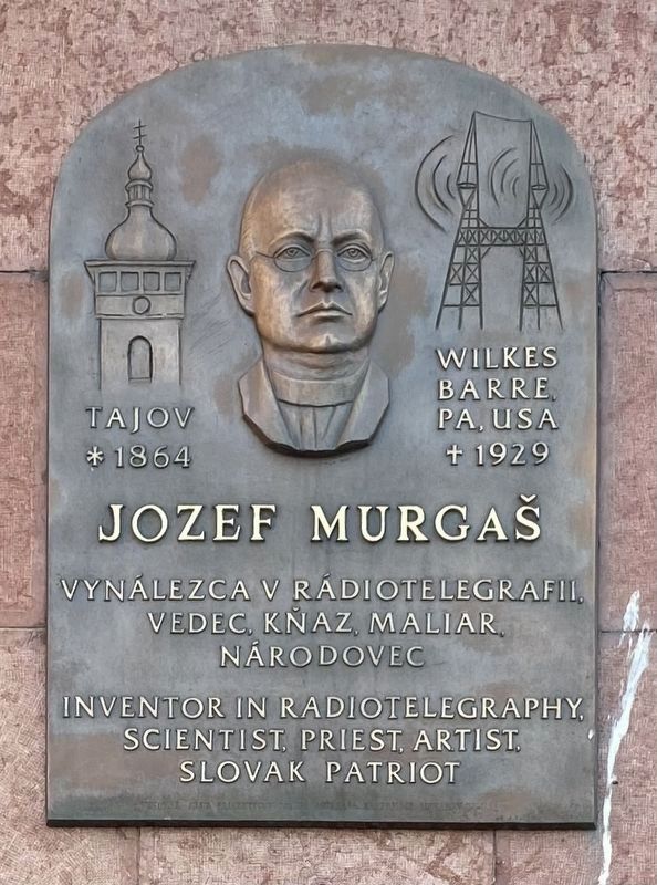 Jozef Murgas Marker image. Click for full size.