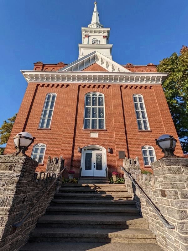 St. Paul's Reformed Sunday School and Church and Marker image. Click for full size.