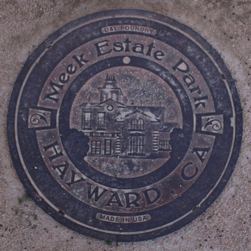 Meek Mansion Medallion. Click for full size. Meek Mansion Medallion image. Click for full size.