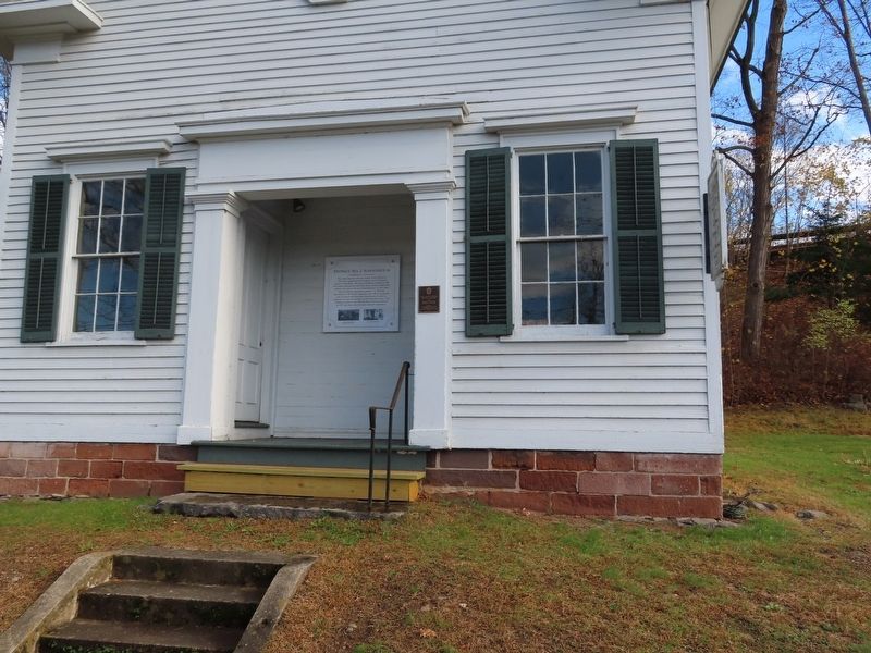 District No. 2 Schoolhouse Marker. Click for full size. District No. 2 Schoolhouse Marker image. Click for full size.