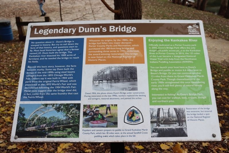 Legendary Dunn's Bridge Marker image. Click for full size.