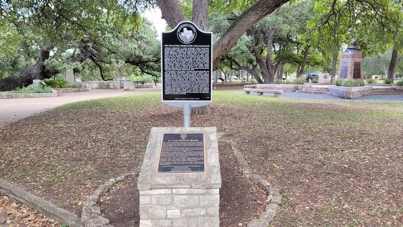 The It All Began Here Marker is the bottom of the two historical markers image. Click for full size.