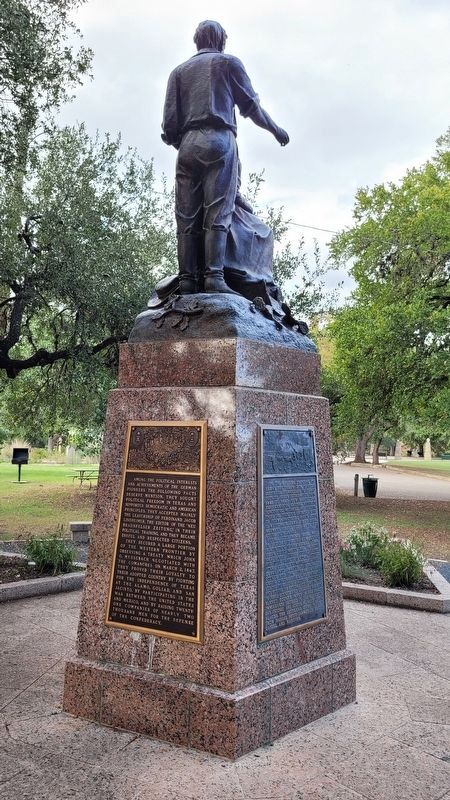 German Pioneers Monument - Reverse Side image. Click for full size.