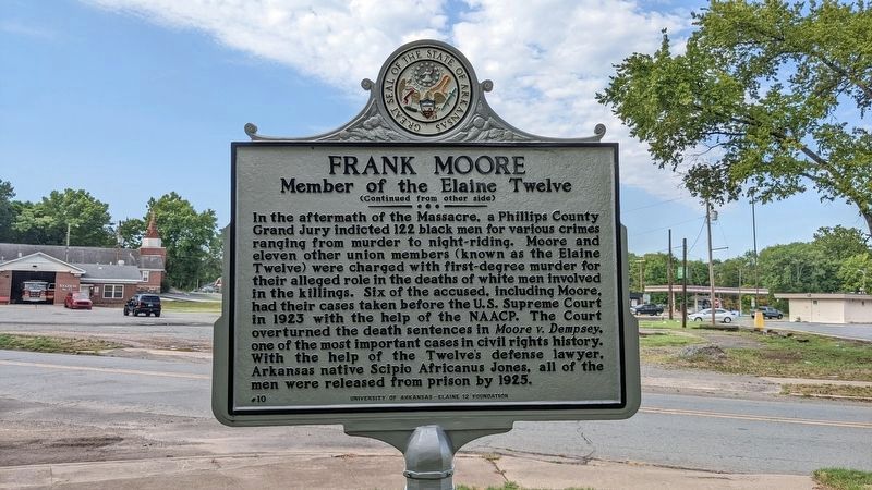 Frank Moore Marker (reverse) image. Click for full size.
