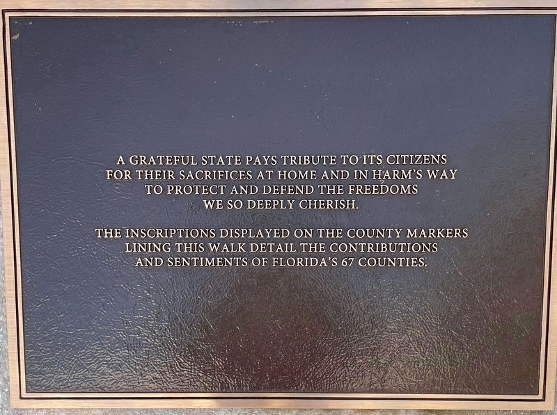 A Grateful State Pays Tribute to its Citizens image. Click for full size.