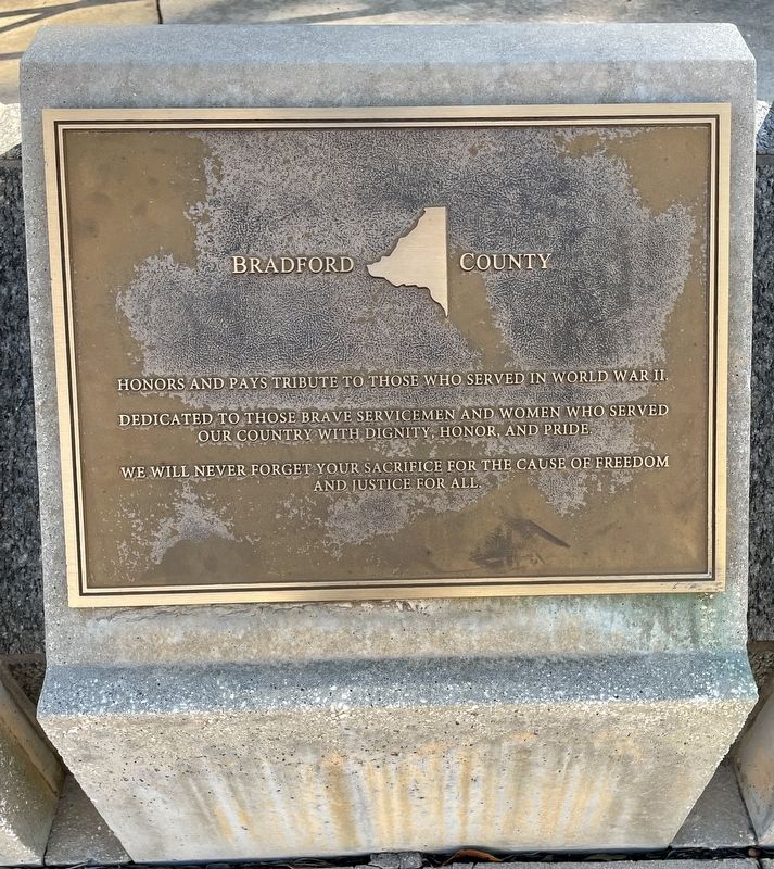 Bradford County Marker image. Click for full size.
