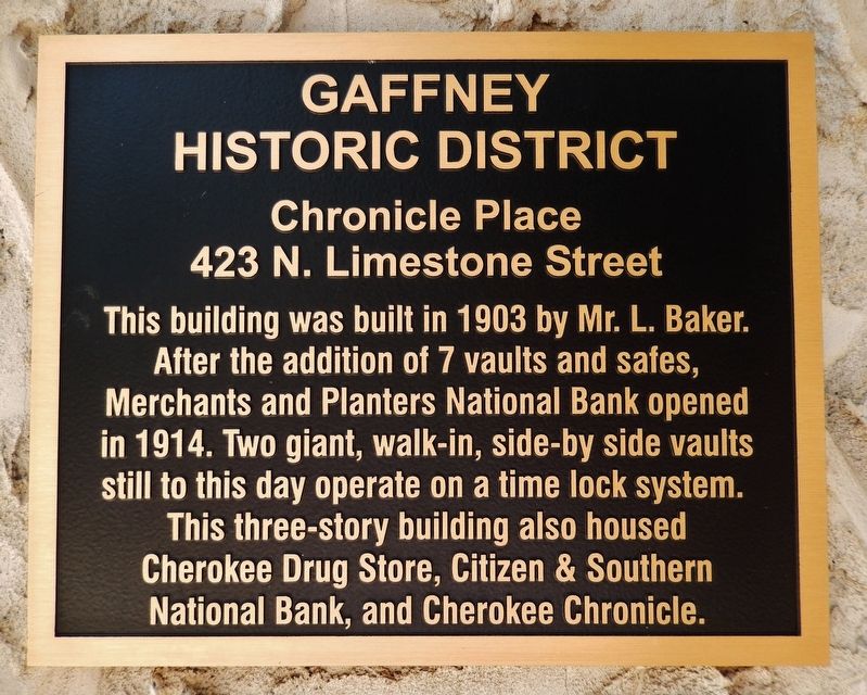 Chronicle Place Marker. Click for full size. Chronicle Place Marker image. Click for full size.