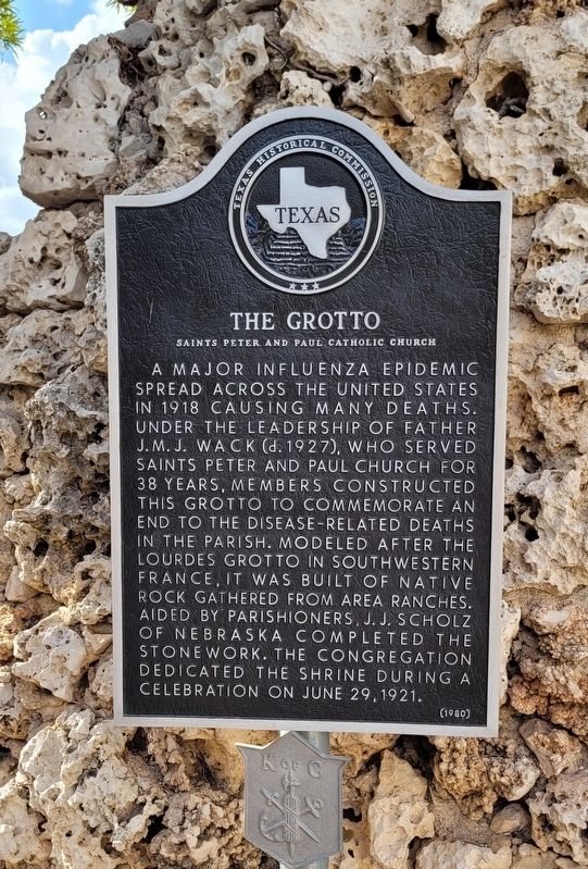 The Grotto Marker image. Click for full size.
