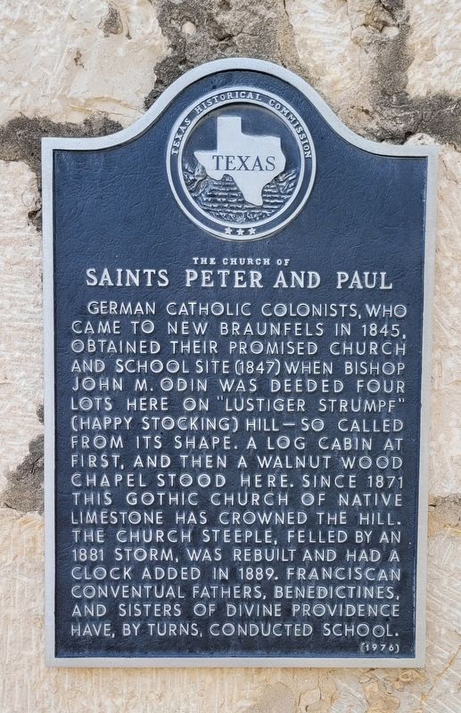 The Church of Saints Peter and Paul Marker. Click for full size. The Church of Saints Peter and Paul Marker image. Click for full size.