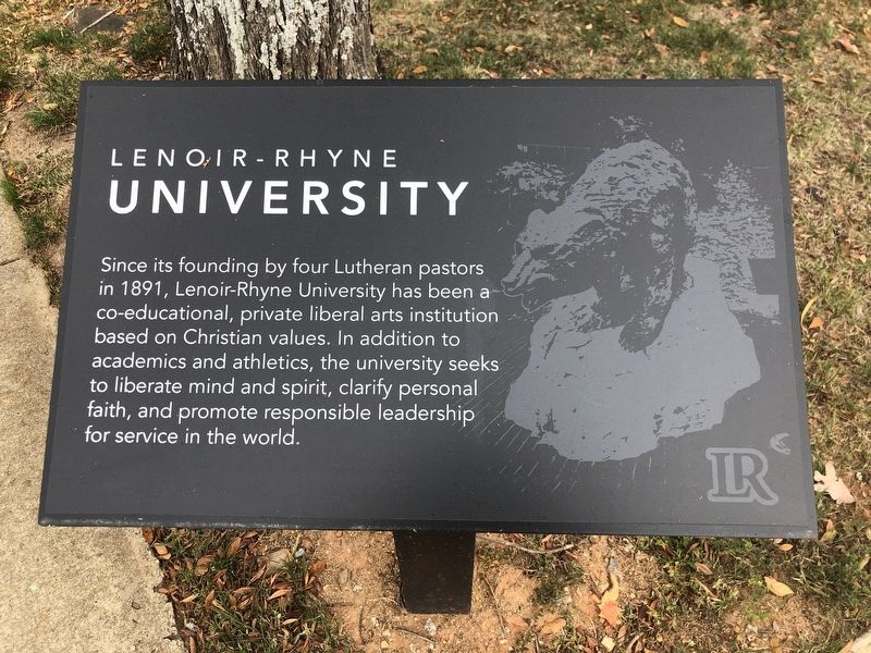 Lenoir-Rhyne University Marker image. Click for full size.