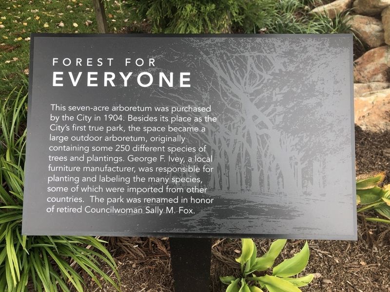 Forest for Everyone Marker. Click for full size. Forest for Everyone Marker image. Click for full size.
