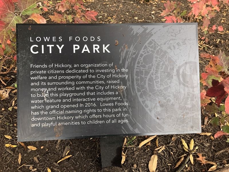 Lowes Foods City Park Marker. Click for full size. Lowes Foods City Park Marker image. Click for full size.