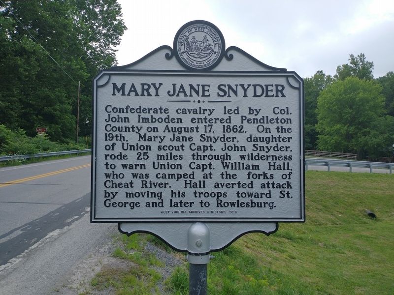 Mary Jane Snyder Marker image. Click for full size.
