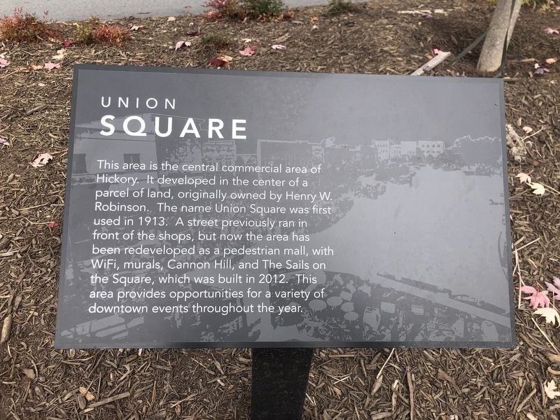 Union Square Marker image. Click for full size.
