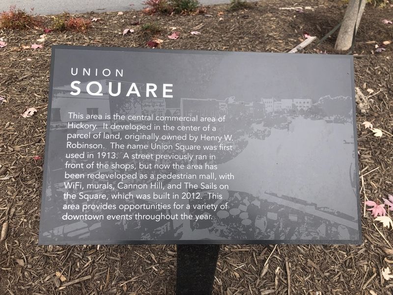 Union Square Marker. Click for full size. Union Square Marker image. Click for full size.