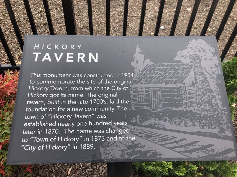 Hickory Tavern Marker image. Click for full size.