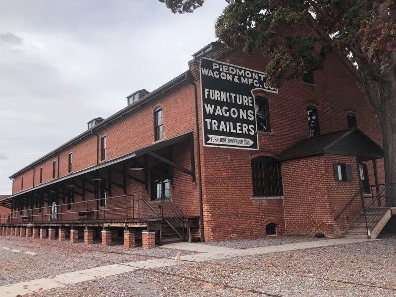 Old Piedmont Wagon Factory. Click for full size. Old Piedmont Wagon Factory image. Click for full size.