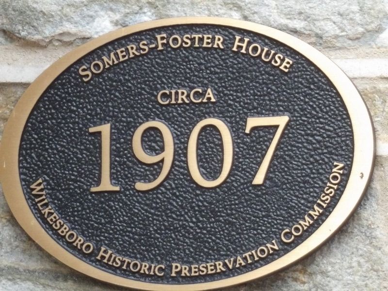 Somers-Foster House Marker image. Click for full size.