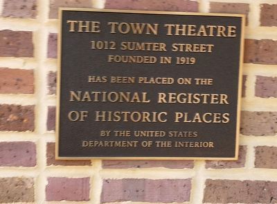 Town Theatre Marker image. Click for full size.