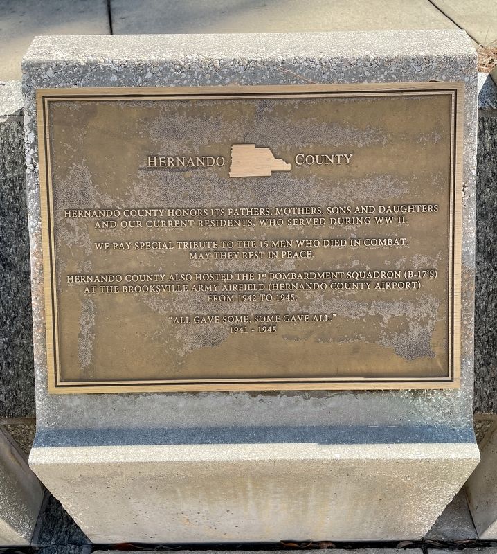 Hernando County Marker image. Click for full size.
