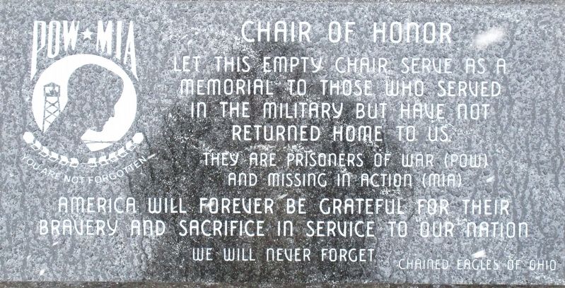 Waynesfield Veterans Memorial Marker image. Click for full size.